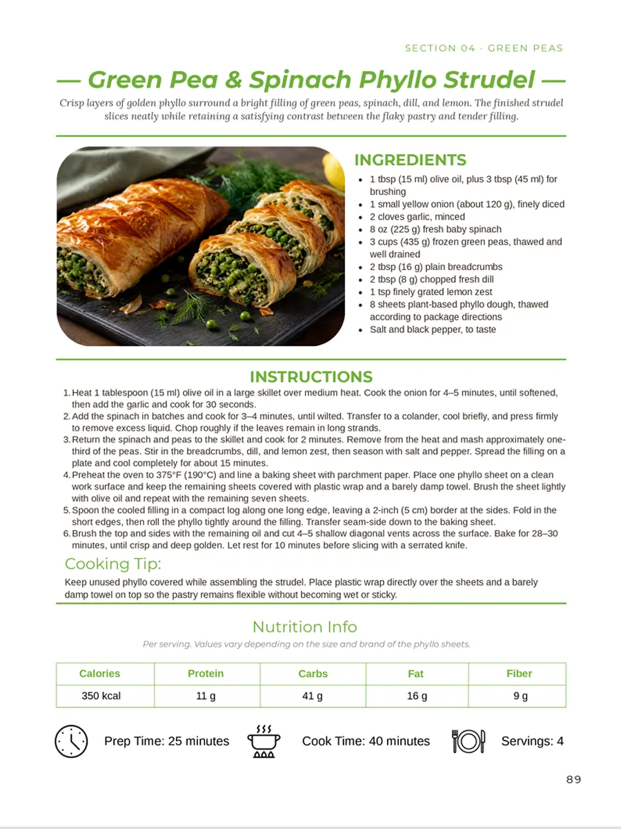 Additional recipe page