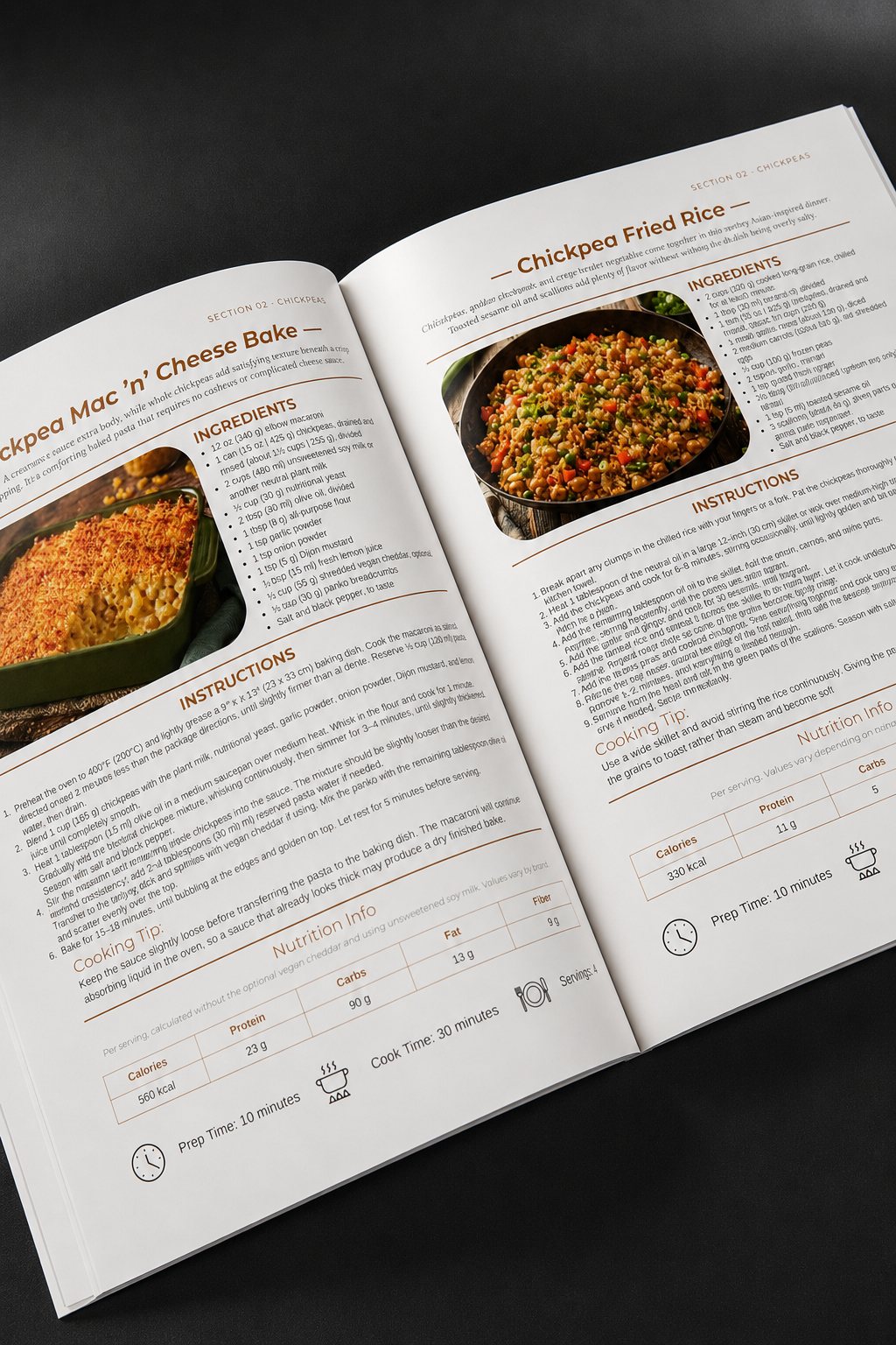 Detail of the Simple Legumes paperback cookbook cover and page edges